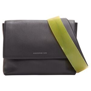 Christopher Kane Dual Scaled Leather Plastic Strap Reversible Bag
